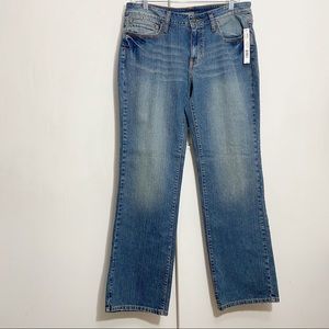 APT.9 NWT straight leg 5 pocket cotton jeans Medium wash 12